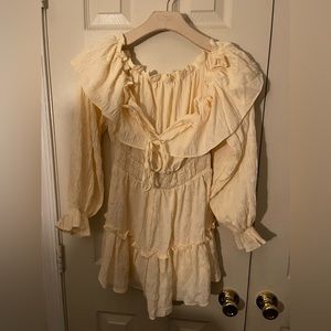 SHEIN French vanilla colored romper